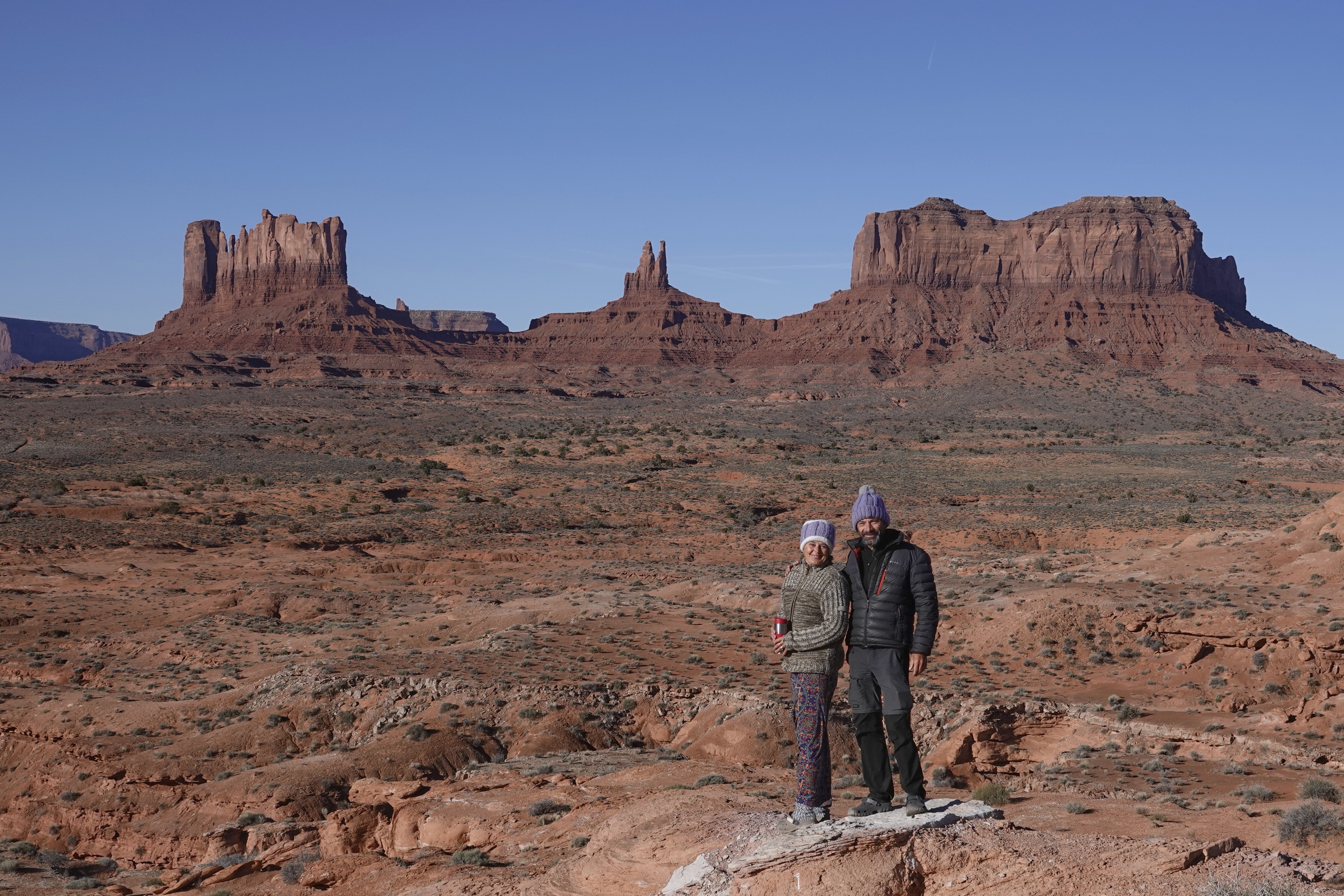 Route de Forrest Gump à Monument Valley